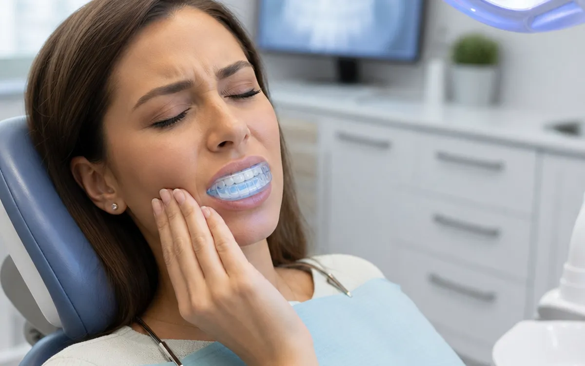 Teeth whitening and sensitivity